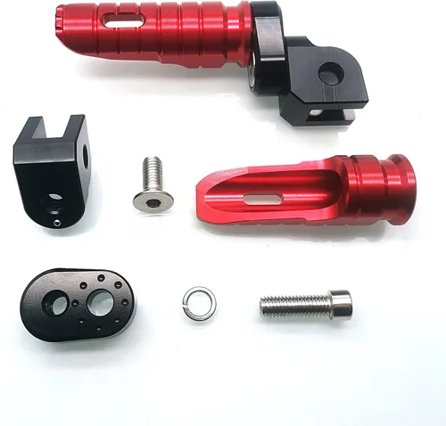 Vista 7 de MZS Estriberas de Motocicleta, Estriberas Dobles Ajustables para el Piloto Delantero Compatibles con FZ07 FZ09 FZ10 FZ1 FZ6 FZ6R FZ8 MT03 MT07 MT09