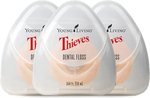 Vista 9 de Young Living Essential Oils - Hilo dental Thieves - 164 pies