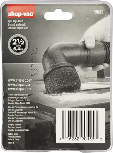 Vista 7 de Shop-Vac 9067900 - Cepillo de ángulo recto de 2.5 pulgadas de diámetro, ideal para quitar el polvo de persianas y superficies irregulares, funciona