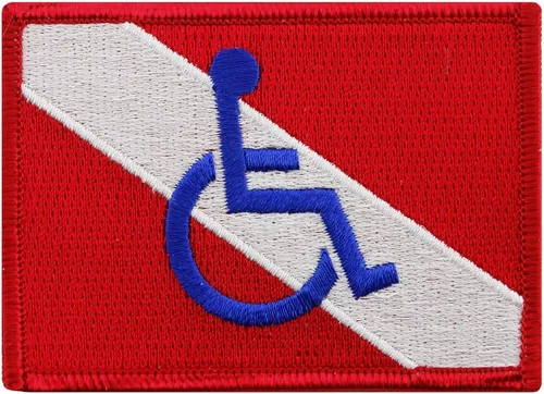 Vista 16 de Parche bordado de 100 inmersiones para buceo, emblema de bandera de buceo, recuerdo
