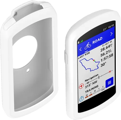 Vista 11 de Funda de silicona compatible con Garmin Edge 1040/1040 Solar GPS Funda de protección completa para bordes a prueba de golpes, antiarañazos, funda