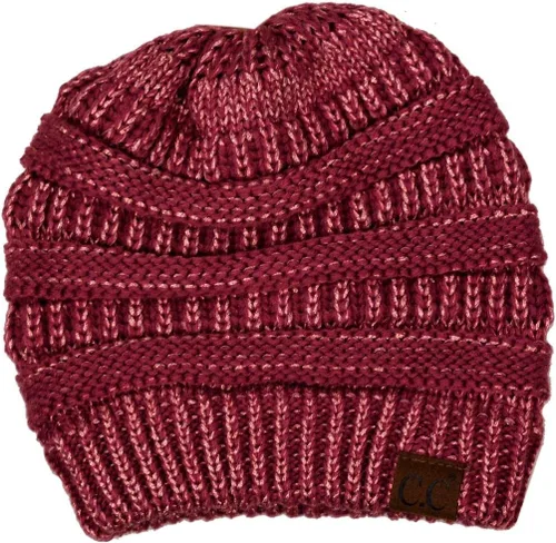 Vista 360 de C.C Trendy Warm Chunky Soft Stretch Cable Knit Beanie