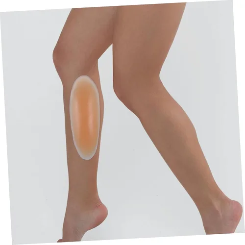 Vista 5 de 2 calcomanías de silicona para piernas, almohadillas autoadhesivas para pantorrillas, para corrección de forma de piernas, silicona suave