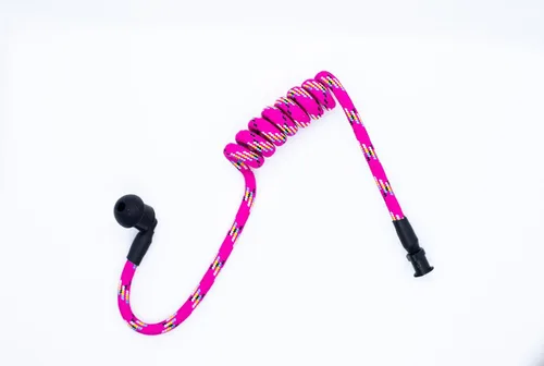 Vista 25 de Tubeez Walkie Talkie Auricular con tapones negros para los oídos – Tubo roscado de bloqueo de humedad que se adapta a cualquier auricular de radio
