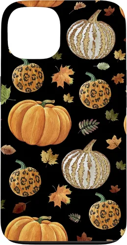 Vista 7 de iPhone 16 Falling leaves Autumn and Pumpkin Happy Fall Phone Case
