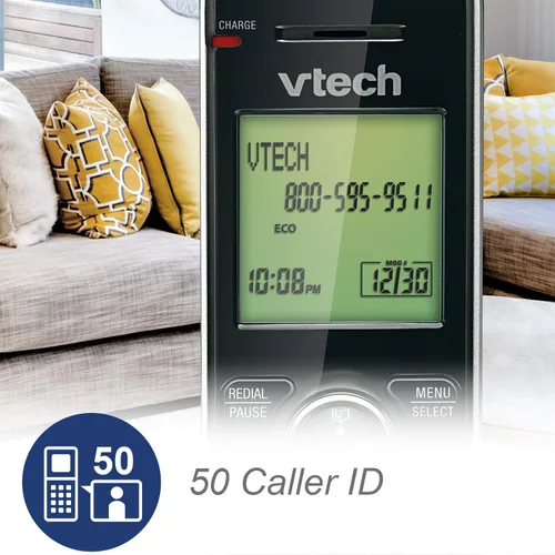 Vista 6 de VTech CS6649-2 dect 6.0 Teléfono fijo de 2 teléfonos