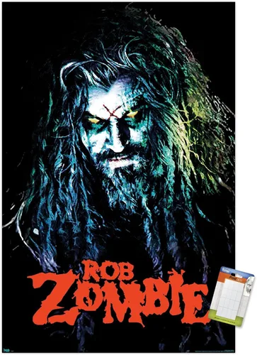 Vista 18 de Rob Zombie - Póster de pared HellBilly de 34 pulgadas de largo x 22.4 pulgadas de ancho, versión sin marco