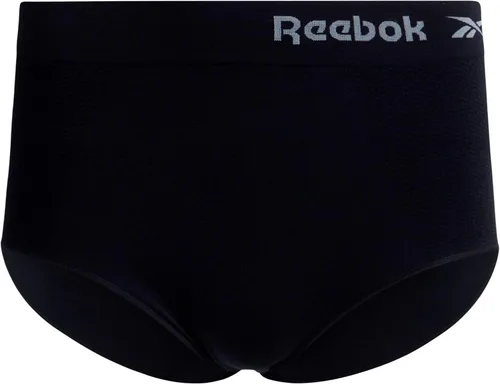 Vista 4 de Reebok Ropa interior para mujer - Bragas de cintura alta sin costuras (paquete de 5)