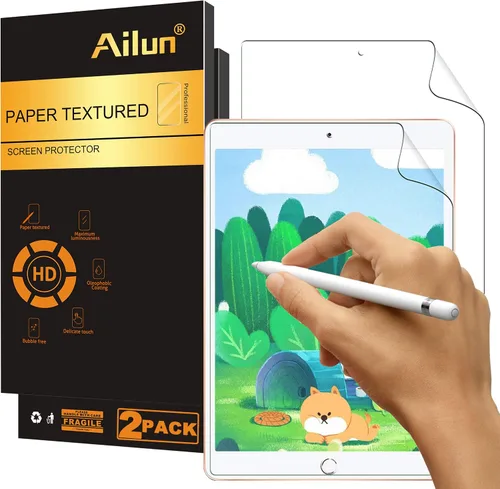 Vista 12 de Ailun Protector de pantalla con textura de papel para iPad Air 4/5 generación [10.9 pulgadas, 2022 5ª y 2020 4ª generación], iPad Pro de 11 pulgadas