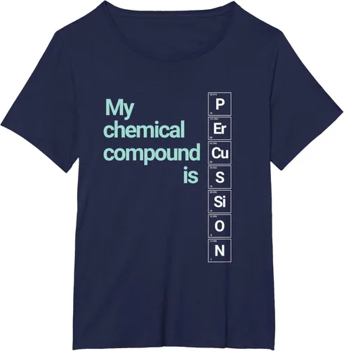 Vista 15 de Percussion Band Geek My Chemical Compound T-Shirt
