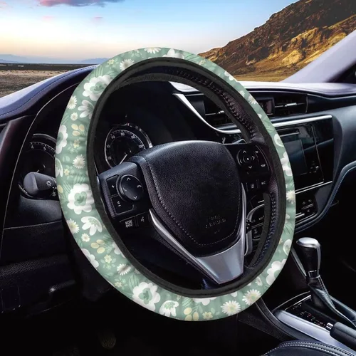 Vista 25 de Asian Dragon - Funda universal para volante de automóvil, accesorios interiores de automóvil, lavable, transpirable, funda para volante