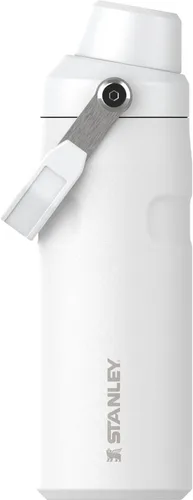 Vista 32 de STANLEY IceFlow Botella de agua de flujo rápido de 24 onzas Tapa con boquilla inclinada Ligera y a prueba de fugas para viajes y deportes Polar