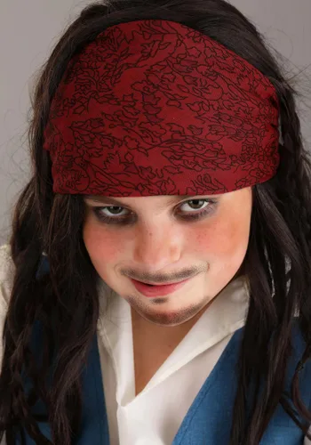 Vista 8 de Disfraz de Capitán Jack Sparrow para Niños de Piratas del Caribe de Disney Multicolor
