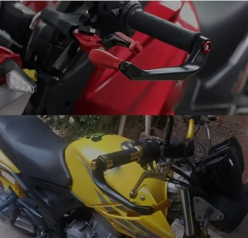 Vista 5 de Para Yamaha XT660/X/R/Z 2004 2005 2006 2007 2008-2017 motocicleta universal manillar agarres freno embrague palancas protector protector