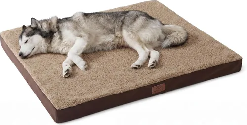 Vista 23 de Bedsure - Cama ortopédica pequeña para perros chicos, impermeable, con funda extraíble lavable, tapete de espuma con forma de huevera para mascotas