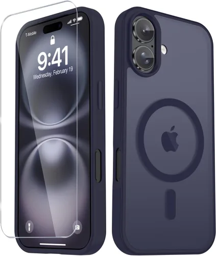 Vista 1739 de Funda para Google Pixel 10 Pro XL, cubierta magnética mate, color negro Fit for MagSafe, Screen Protector included, Shockproof Military Grade