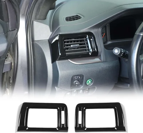 Vista 8 de 2 piezas de marco de ventilación lateral para Honda Pilot 2016-2022/ Ridgeline 2017-2024/ Passport 2019-2024, accesorios de cubierta de salida