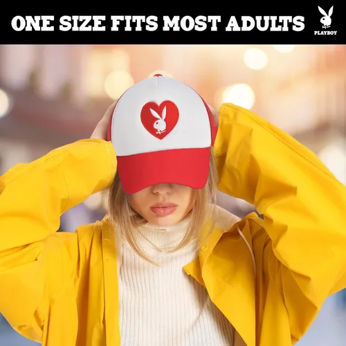Vista 4 de Concept One Playboy Trucker - Gorra de béisbol ajustable de malla con ala curvada