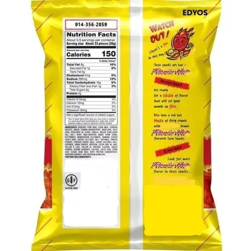 Vista 2 de Papas fritas Flamin' Hot Spicy Flavor – Bolsa de 3.125 onzas – Paquete familiar – Paquete de 3