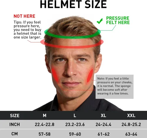 Vista 7 de SPARK Casco de motocicleta de cara completa para adultos, aprobado por DOT, ligero y ventilado, doble visera para hombres y mujeres, motos de nieve
