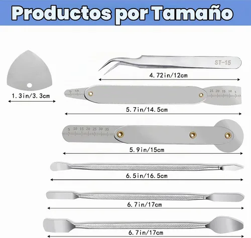 Vista 5 de Kit de herramientas de reparación de 11 piezas, herramienta de apertura, herramienta ultrafina, herramienta abierta para iPhone, laptop, iPad