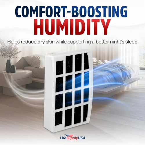 Vista 5 de LifeSupplyUSA Filtros humidificadores compatibles con Protec DynaFilter K14-3W CVS 4100 Vicks V400 Kaz Health Cool Mist Humidificadores