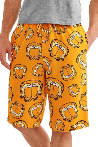 Vista 2 de Garfield - Conjunto de pijama para hombre y camiseta de pijama