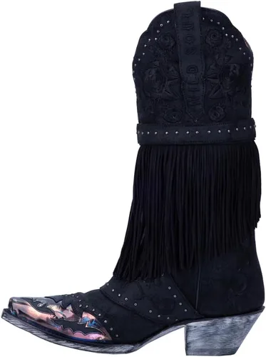 Vista 4 de Danpost Black Bed Of Roses Botas occidentales para mujer DP4047