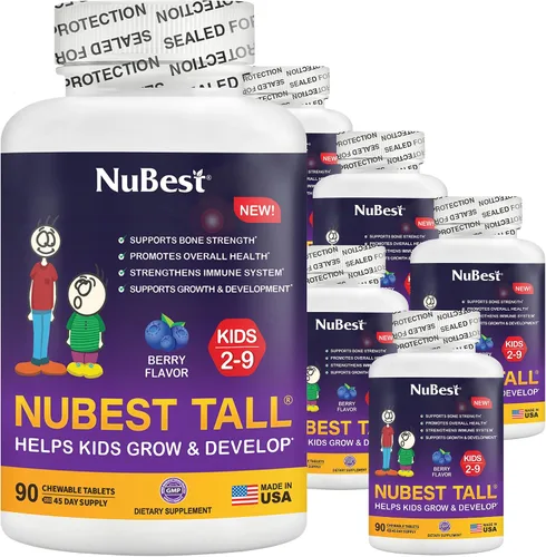 Vista 6 de NuBest Tall Kids - Ayuda a los niños a crecer y desarrollarse saludablemente - Apoyo a la inmunidad y la fuerza ósea - Multivitaminas y minerales