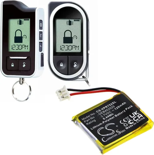 Vista 6 de VI VINTRONS Batería para Viper 7351P, 7351V, 7351X, 7752P, 7752V, 7752X, GEB402025