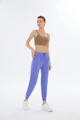 Vista 4 de PATTERN HOUR Pantalones deportivos para mujer con bolsillos, pantalones deportivos para mujer, pantalones suaves para yoga, entrenamiento, correr