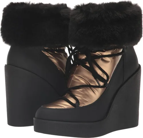 Vista 7 de Jessica Simpson Botines Myina de piel de cuña para mujer