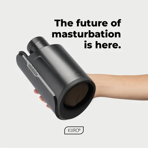 Vista 5 de KIIROO Feel Victoria Interactive Stroker & Keon Masturbador Masculino Recargable Automático Combo Set Negro