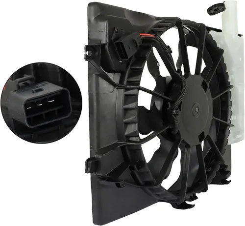 Vista 6 de munirater Reemplazo del conjunto del ventilador de refrigeración del radiador para 2011-2013 Elantra Sedan 25380-3X100 HY3115133 321-55027-100