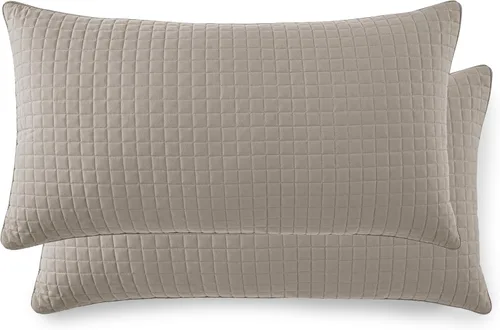 Vista 61 de Fundas Southshore Fine Linens Vilano Springs, para almohada, acolchadas, Microfibra, Pizarra, 20" x 36" 15 - Pizarra