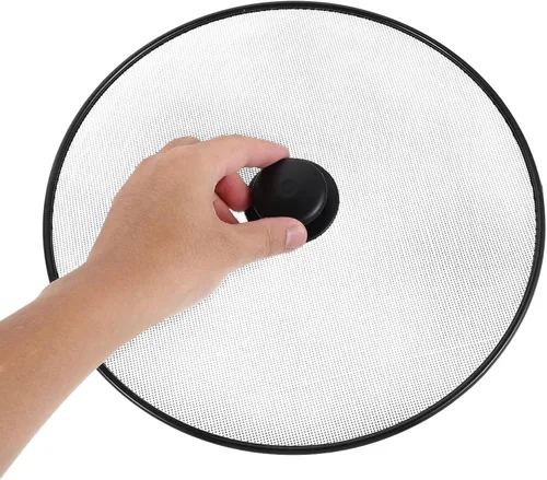Vista 4 de Stainless Steel Splatter Screen 2pcs 29cm 25cm