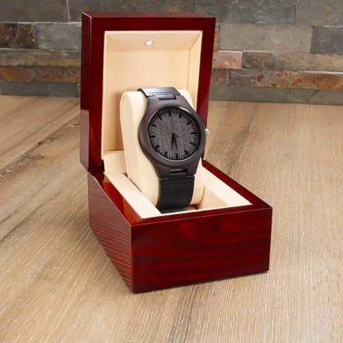Vista 6 de Regalo de bonificación para hijo, reloj grabado para regalo de hijastro, reloj para mi hijo de Bonus Mom, regalo para hijastro, reloj personalizado