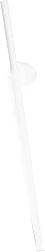 Vista 3 de Paquete de 750 pajitas de papel desechables, envueltas, color blanco, 7.5 in, compostables, biodegradables, agradables a la tierra, pajitas de papel