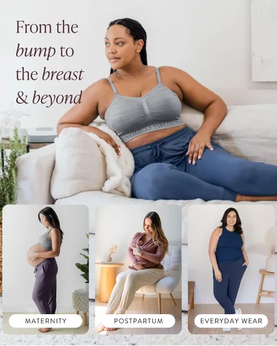 Vista 4 de Kindred Bravely Pantalones deportivos de maternidad para todos los días para mujer