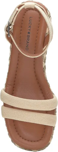 Vista 11 de Lucky Brand Sandalia de cuña trenzada Naylicia para mujer