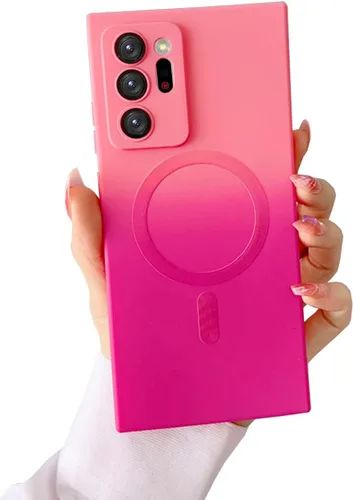 Vista 6 de Doowear Funda magnética para Galaxy Note 20 Ultra (compatible con cargador Magsafe), inalámbrico, antiarañazos, a prueba de golpes, protección