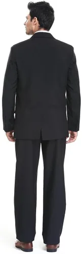 Vista 3 de U LOOK UGLY TODAY - Traje de fiesta para hombre, color sólido, para fiestas temáticas, eventos, club, Chaqueta con pantalones de corbata
