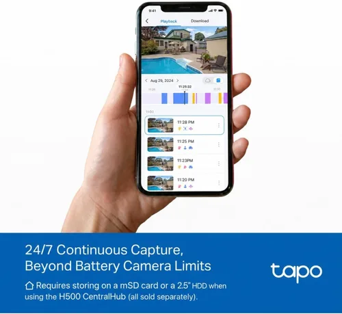 Vista 7 de Tapo Cámara de seguridad inalámbrica para exteriores MagCam 4K, kit C460
