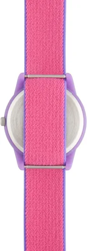 Vista 3 de Disney Princess Kids' Plastic Time Teacher Analog Quartz Nylon Strap Watch