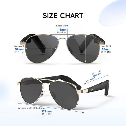 Vista 8 de GetD Gafas AI, gafas inteligentes impulsadas por ChatGPT, traducción de IA
