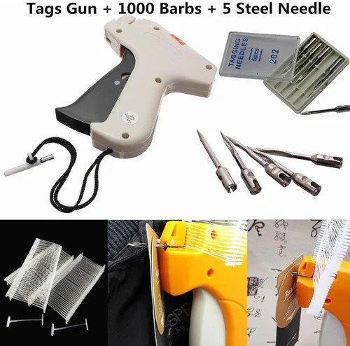 Vista 6 de Regelm Kleidung Kleidung Tag Tagging Kit Set 1000pcs