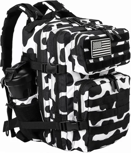 Vista 25 de LHI Mochila Militar Táctica para Hombres y Mujeres 25L/35L Mochila de Asalto del Ejército Bolsa Mochila Pequeña con Portabotellas