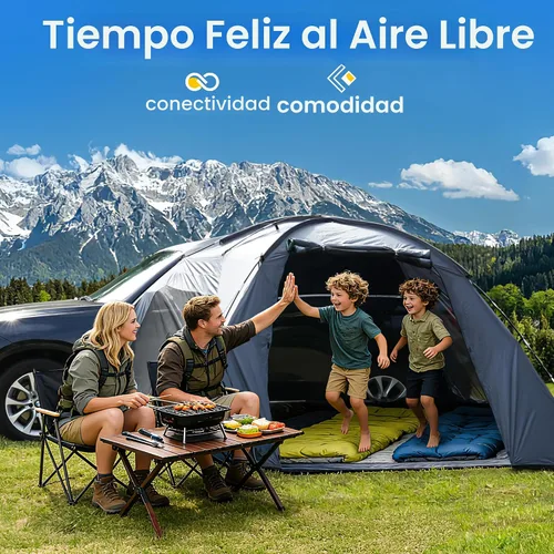 Vista 8 de WildFinder SUV Tent, Car Tents for Camping, SUV Tailgate Tent for Family