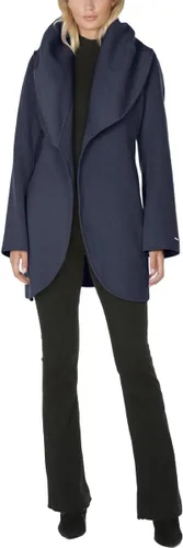Vista 16 de TAHARI Women's Marilyn Double-Faced Wool Blend Peacoat Ceniza