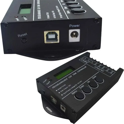 Vista 3 de Controlador de temporizador de luz reguladora, TC420 12V/24V Time Cotrollers temporizadores programables caja digital interruptor luces inteligentes